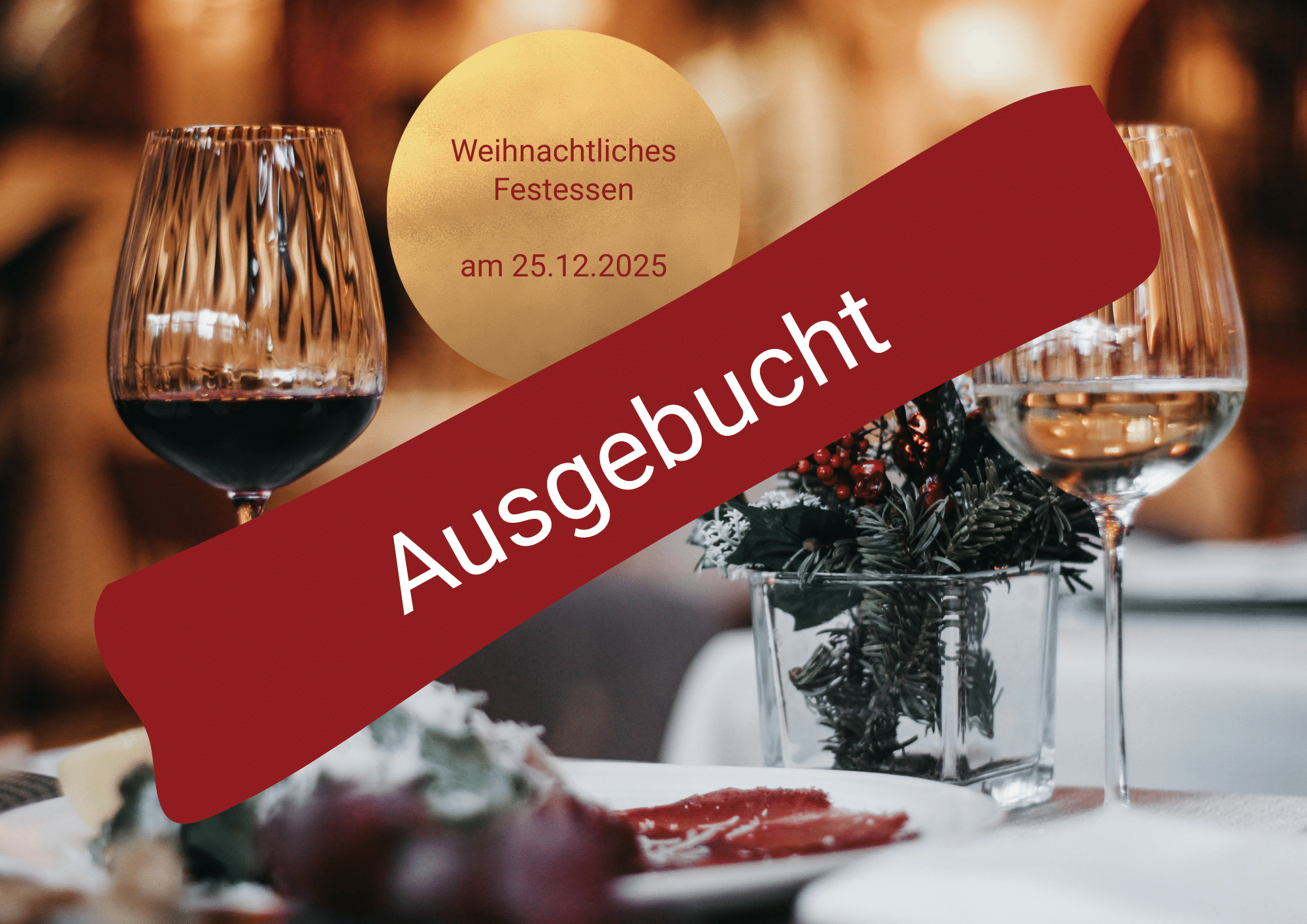 Weihnachts-Festessen am 25.12.2025