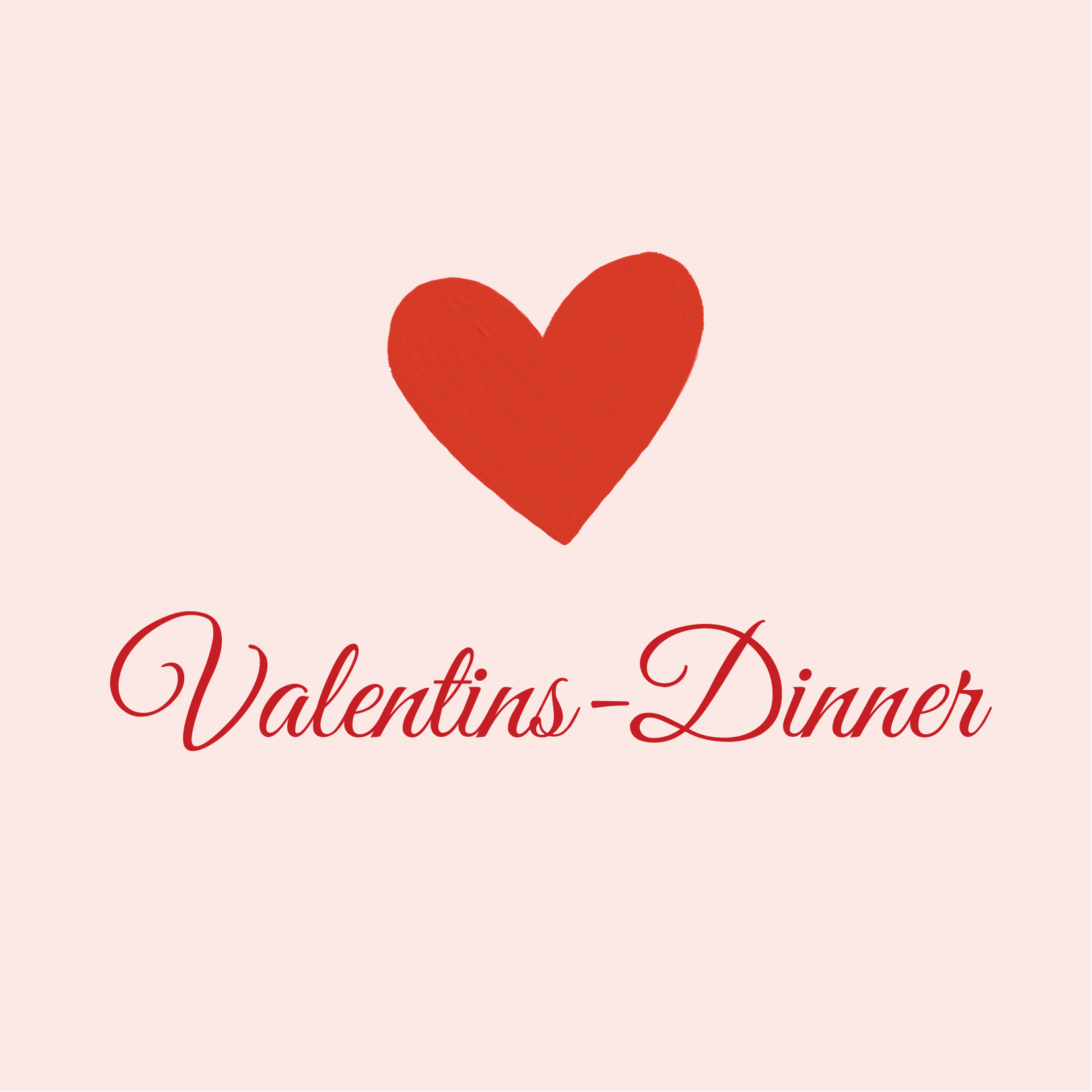 Valentinstags-Dinner